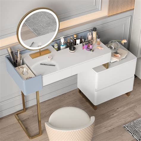 thin makeup vanity|small makeup vanity with drawers.